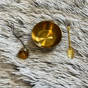 Alter Bowl, Spoon, and Bell set.